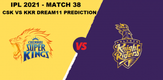 IPL 2022 CSK vs KKR Dream11 Prediction