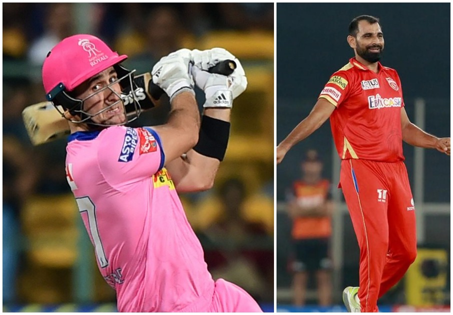 IPL 2022 : PBKS vs RR Player Battle : Liam Livingstone vs Mohammad Shami