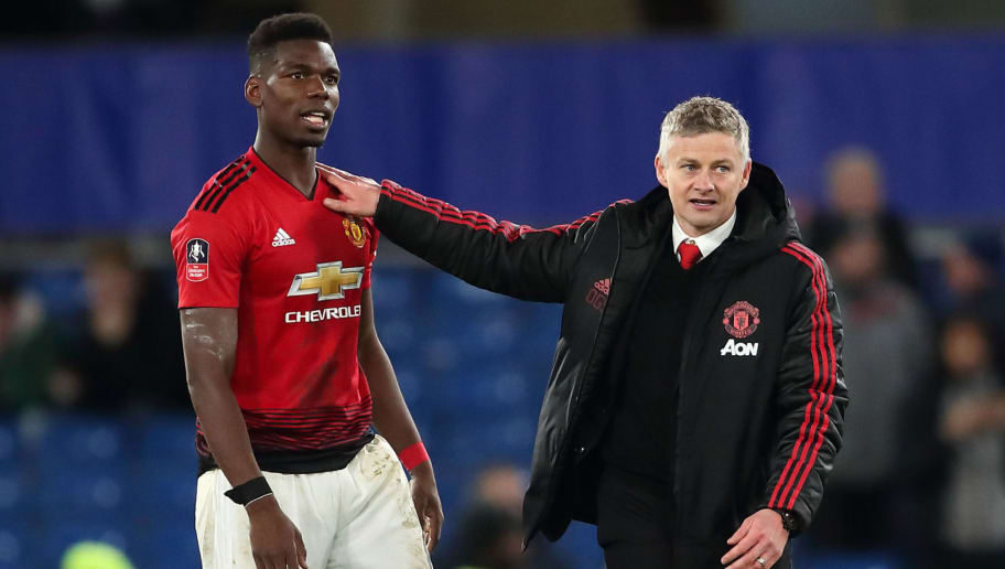 Ole Gunnar Solskjaer and Paul Pogba