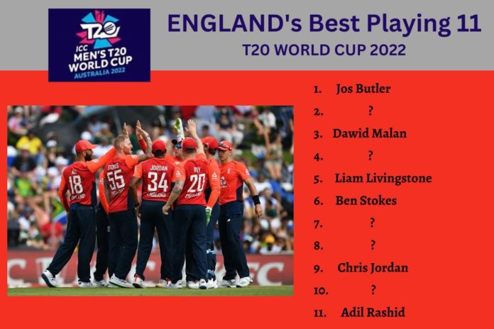 England Probable Playing 11 for T20 World Cup 2022