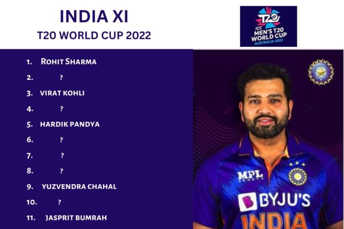 India Probable Playing 11 for T20 World Cup 2022