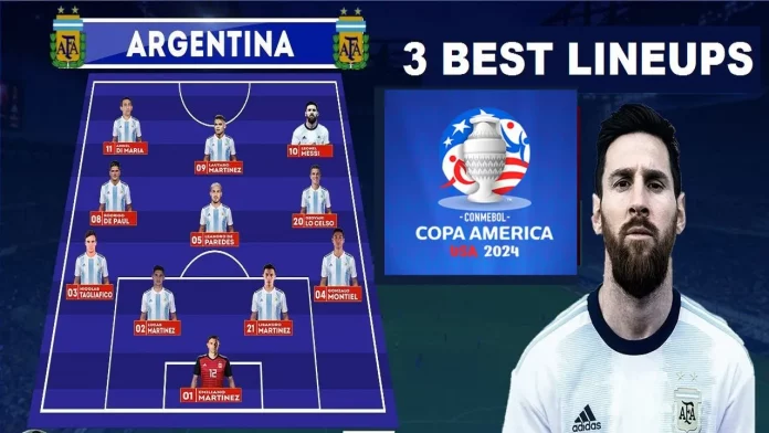 Argentina Copa America 2024 Lineup - 3 Best Possible Formations for Argentina Squad