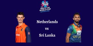 T20 WC 2022 : Netherlands vs Sri Lanka Dream11 Prediction, Fantasy Team Tips