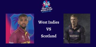 T20 WC 2022 : West Indies vs Scotland Dream11 Prediction, Fantasy Team Tips