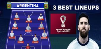 Argentina World Cup 2022 Lineup - 3 Best Possible Formations for Argentina Squad