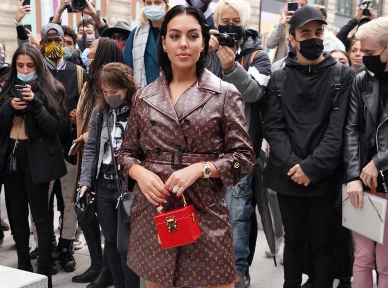 Georgina Rodriguez at Fashion Week