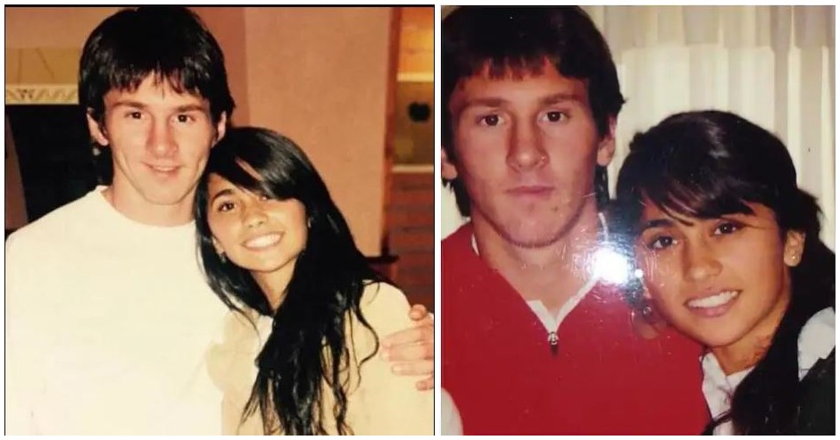 Messi and Antonella childhood