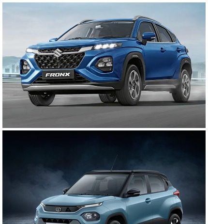 Maruti Suzuki Fronx Vs. Tata Punch Comparison