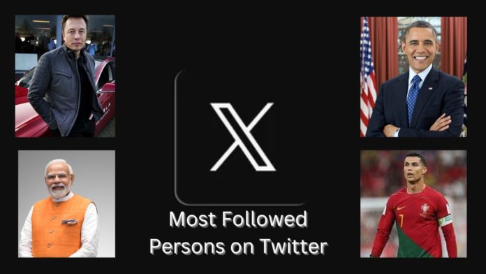 Top 10 most followed persons on Twitter