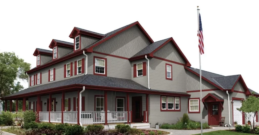 4. Home Colour Combinations - Grey and Red