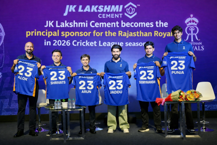 JK Lakshmi Cement becomes the principal sponsor for the Rajasthan Royals in 2026 Cricket League season