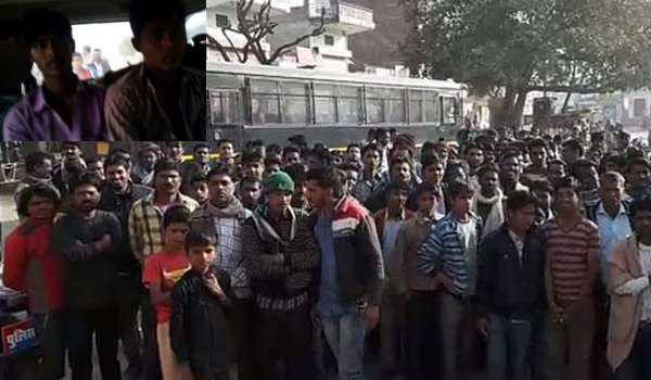 tricolour burnt, IS flag hoisted in bichun village near jaipur