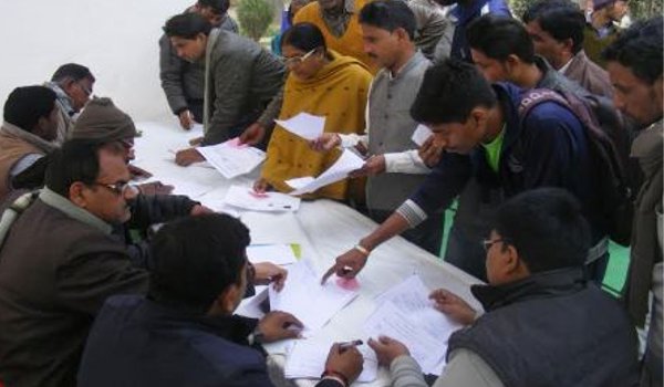 भाजपा ने शिविर लगाकर कराया वंचित रहे दिव्यांगो का पंजीकरण