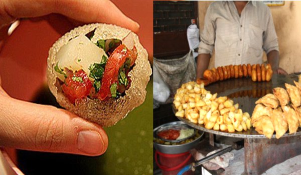 jamshedpur : chaat shops on city names at Jubilee Park