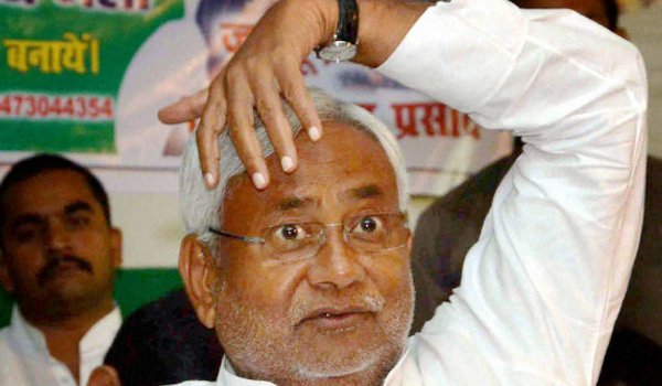 man throws shoe at bihar chief minister nitish kumar in bakhtiyarpur to protest liquor ban