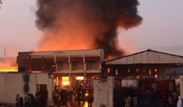 major fire broke out in deepak vegpro company alwar