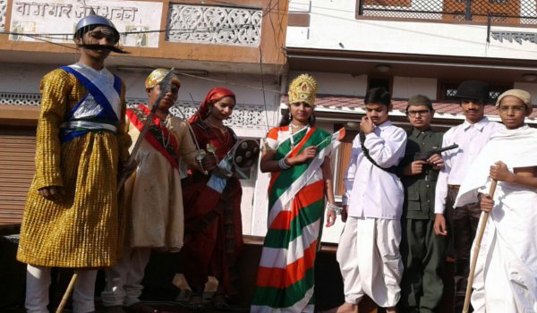  108 Kundiya Gayatri Mahayagya shobha yatra at pali