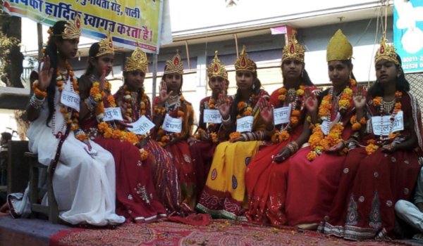  108 Kundiya Gayatri Mahayagya shobha yatra at pali