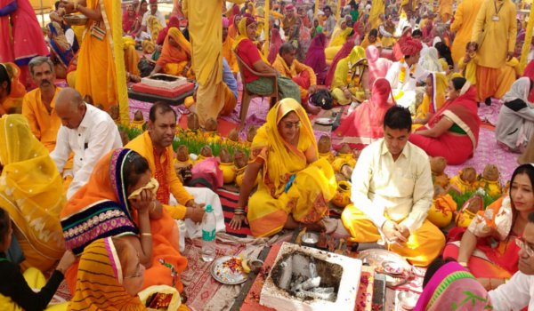 maa Gayatri murti pran pratishtha mahotsav in pali