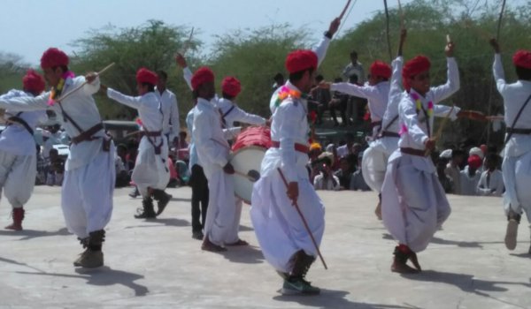 gar dance at Khetlaji fair in Khutani village