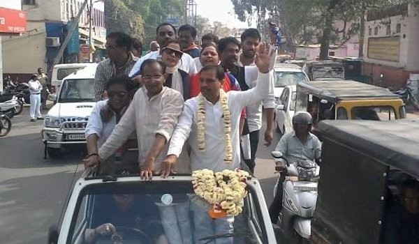 ajmer Congress street protest and rally against privatization of power system