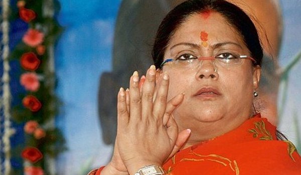 Rajasthan CM vasundhara Raje