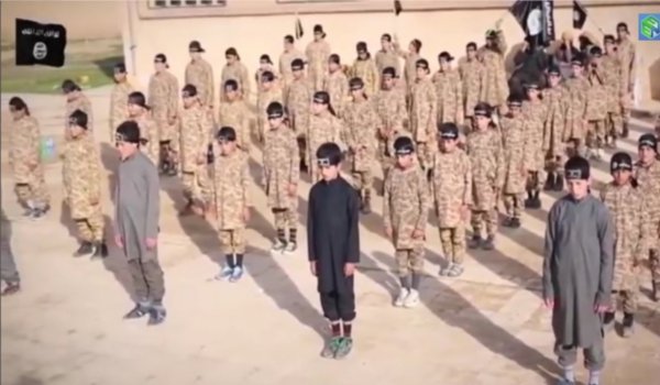 disturbing new isis video shows the innocence of its  orphaned child soldiers before they are trained to kill