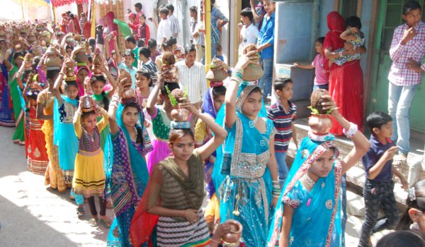 Khinwara Balaji mela 2016 : kalash yatra