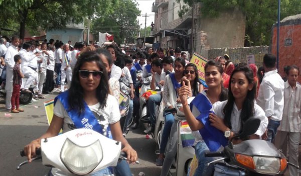 shobha yatra on mahavir jayanti at pali