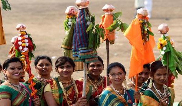 महाराष्ट्र में गुडी पाडवा धूमधाम से मनाया गया महाराष्ट्र में गुडी पाडवा धूमधाम से मनाया गया