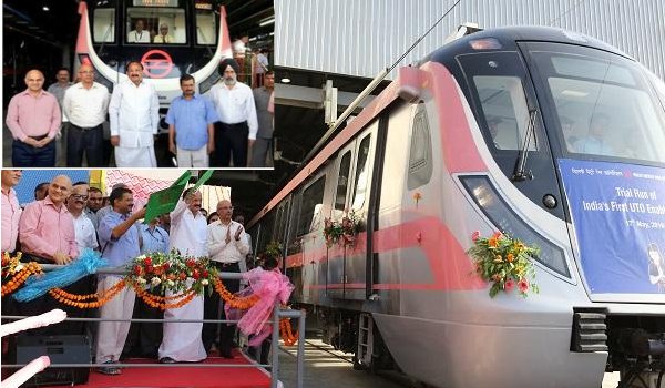 अब दौडेगी ड्राइवर रहित मेट्रो, वेंकैया-केजरीवाल ने दिखाई हरी झंडी अब दौडेगी ड्राइवर रहित मेट्रो, वेंकैया-केजरीवाल ने दिखाई हरी झंडी