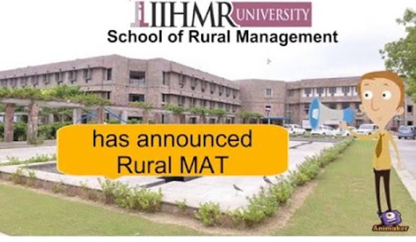 IIHMR University’s School Of Rural Management Conducts Online/Offline RuralMAT IIHMR University’s School Of Rural Management Conducts Online/Offline RuralMAT