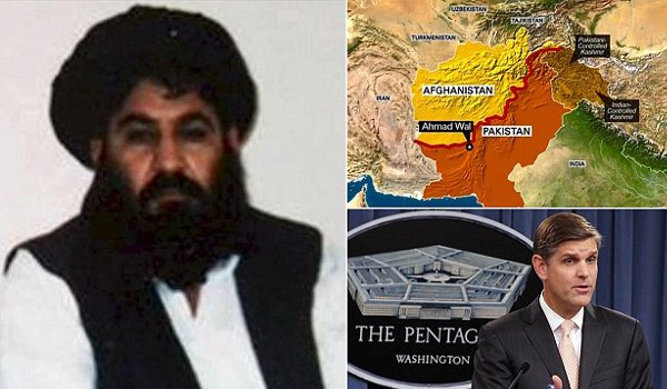 मार गिराया गया तालिबानी नेता मुल्ला मंसूर, ओबामा निर्देश पर आॅपरेशन