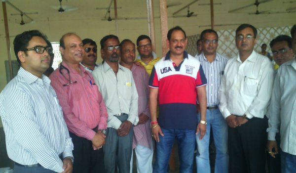free medical camp organised by congress leader hemant bhati