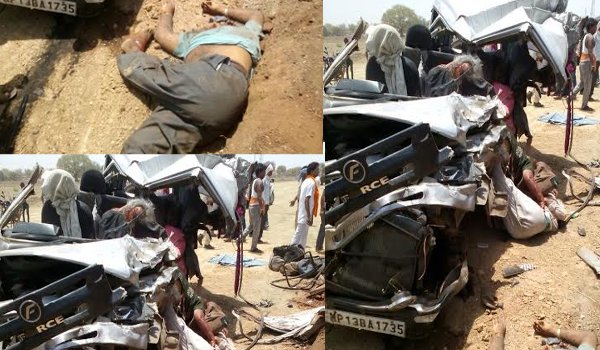 सिंहस्थ कुंभ से लौट रही जीप और ट्रक की भिंडत में 10 की मौत