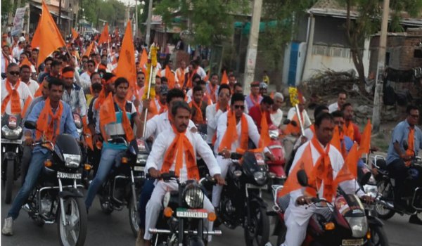 परशुराम जयंती की पूर्वसंध्या पर विप्र समाज ने निकाली वाहन रैली