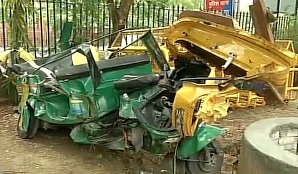 jaipur : BJP MLA nand kishore son mows down three with his BMW car