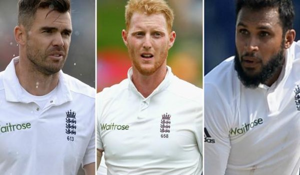 इंग्लिश टीम में जेम्स एंडरसन, बेन स्टोक्स व आदिल रशीद की वापसी