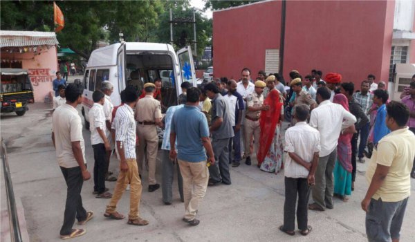 horrific road accident : 8 killed as bus-truck collision in Sirohi 