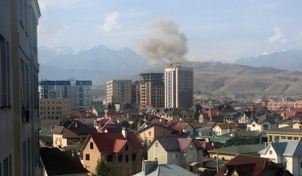 किर्गिस्तान में चीनी दूतावास के बाहर धमाका