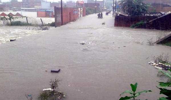 मध्यप्रदेश : बाढ़ में घिरे रीवा जिले के कई गांव, जनजीवन अस्तव्यस्त