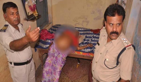 gwalior :  elderly woman murdered, attempt to rape with her son's wife