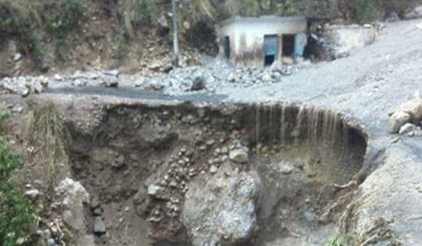 हिमाचल : शिमला के रामपुर में बादल फटा, पांच लोग बहे