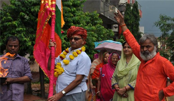 रामदेवरा जातरूओं के लिए जोगिणया धाम में भंडारे का शुभारंभ