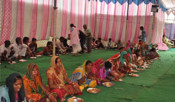 Bhandara for Ramdevra devotees at Joganiya dham pushkar