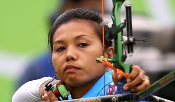 बोम्बायला देवी ओलंपिक महिला तीरंदाजी के प्री-क्वार्टर फाइनल में