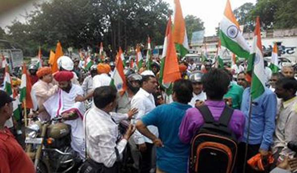 tiranga yatra in sirohi