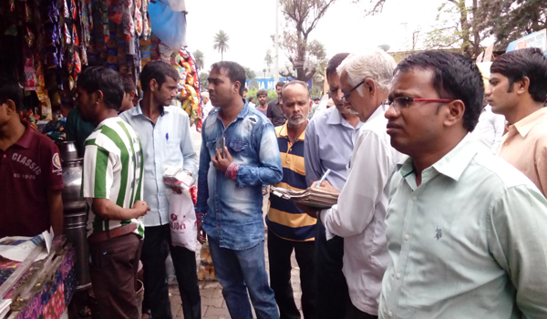 माउंट आबू में सीलिंग की कार्यवाही, भाजपा पार्षद ने जताया विरोध