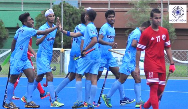 अंडर-18 एशिया कप हॉकी : भारत ने ओमान को 11-0 से हराया अंडर-18 एशिया कप हॉकी : भारत ने ओमान को 11-0 से हराया