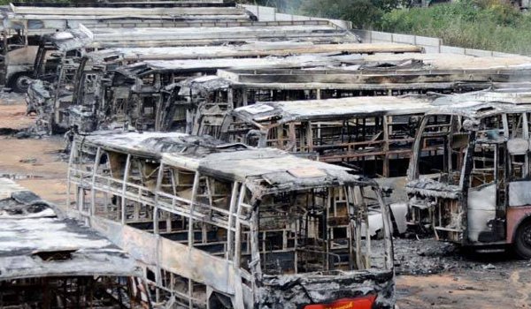cauvery water dispute : woman who burnt 42 buses is only 22